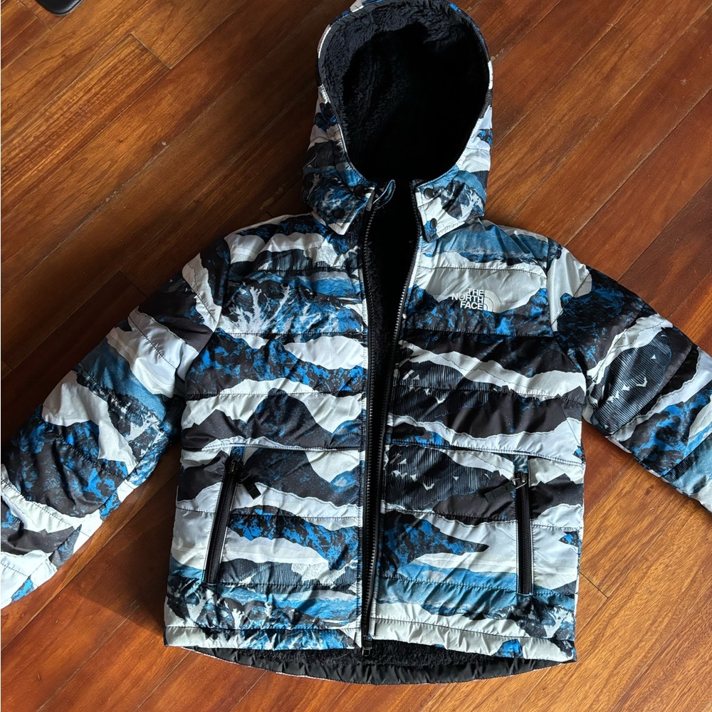 THE NORTH FACE REVERSIBLE MT
CHIMBO FULL ZIP HOODED INSULATED JACKET BOYS'